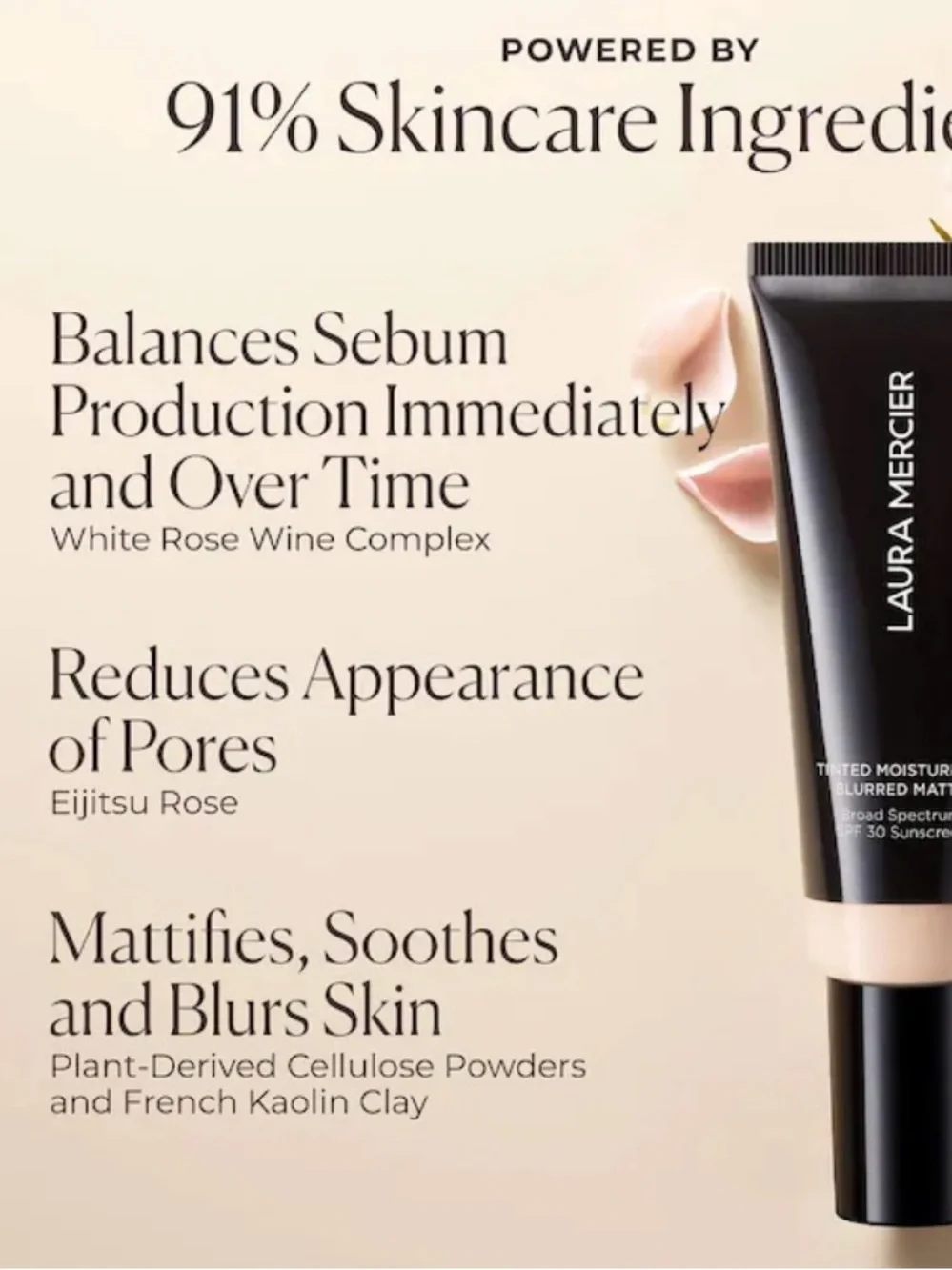 ♥️👍Laura Mercier Blurred Matte Maple 2N Tinted Moisturizer